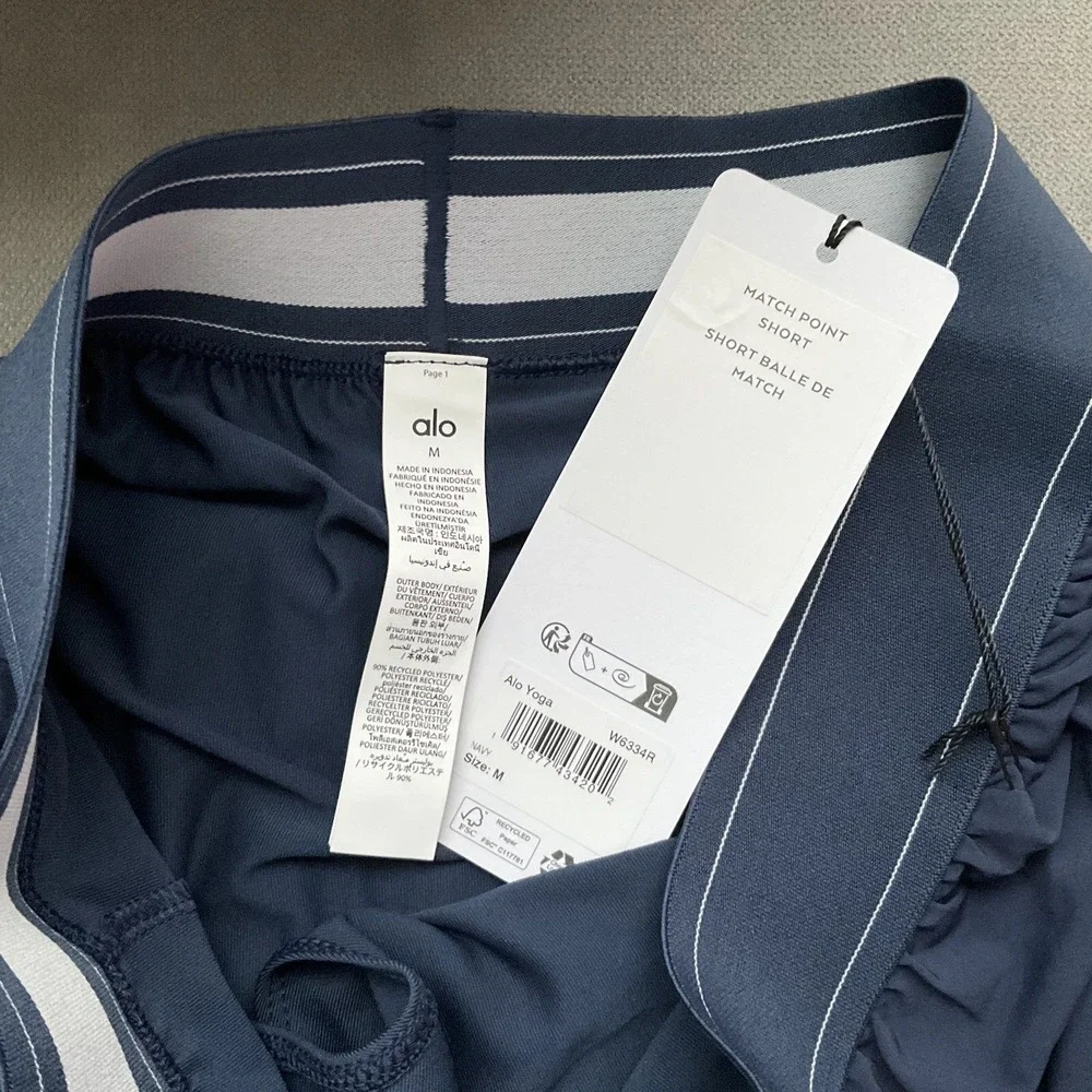 Alo Yoga Match Point Short Navy M